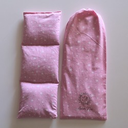 Aromaterapi Buğday & Lavanta Boyun Yastığı (Pink Star)