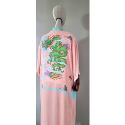 Pink Dragon Kimono / Pudra Pembe Ejderha Kimono