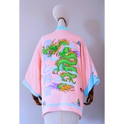Pink Dragon Kimono / Pudra Pembe Ejderha Kimono / M