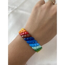 Rainbow Porselen Kaplama Marka Model Bileklik