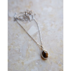 Tiger Eye Minimalist Kolye