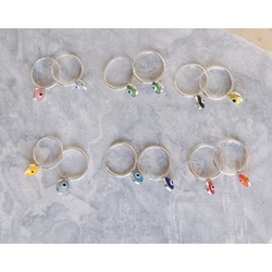 Turkish Nazar Hoops