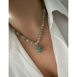 Aquamarine Drop Kolye