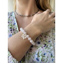 Şifa Serisi - Pembe Quartz Bileklik