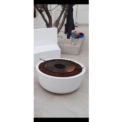 odunlu çanak ateş çukuru