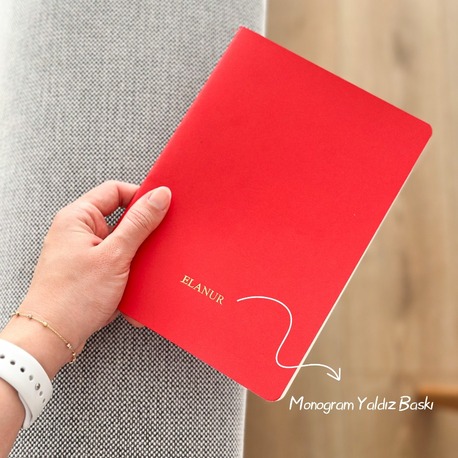 Kişiselleştirilebilir Bordo Defter
