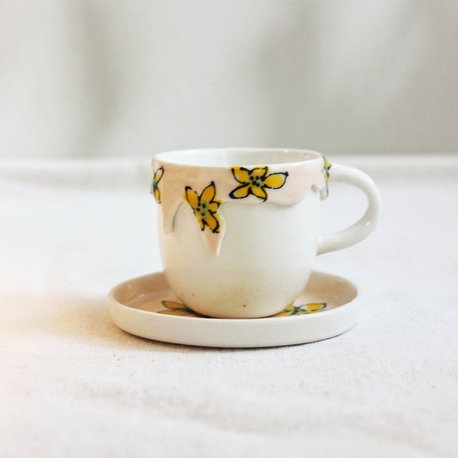 Türk kahvesi / espresso bardak ve tabağı