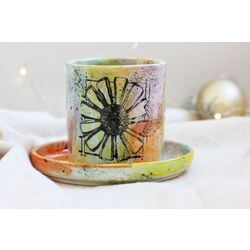Türk kahvesi / espresso bardak ve tabağı