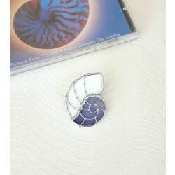 Spiral Midye Kabuğu Broş