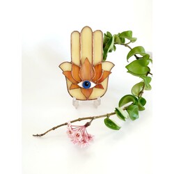 Hamsa, Lotus, Göz Hayat Çalışması