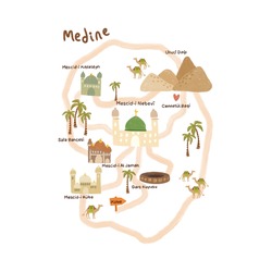 Medine A4 kroki poster