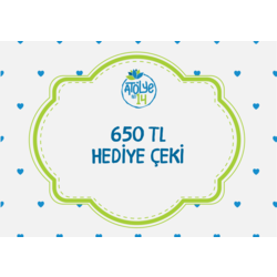 650 TL HEDİYE ÇEKİ 
