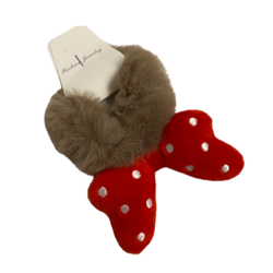 Minnie Peluş Toka - Vizon