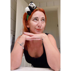 Panda Peluş Taç