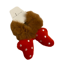 Minnie Peluş Toka - Camel