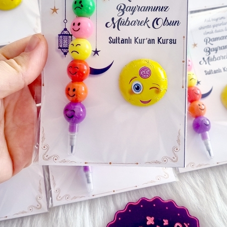 Emoji Çikolatalı Kalem
