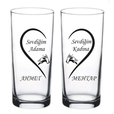2 li İsimli Rakı Kadehi