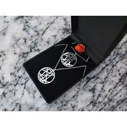 Astrolojik İlişki Haritası Açılar Kolye SET
