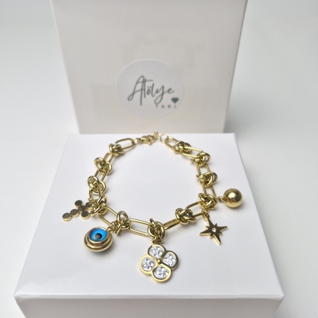 Nazarlı charm bileklik 