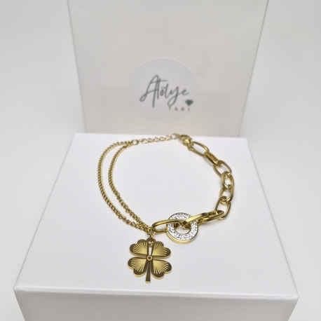 Yonca charm bileklik