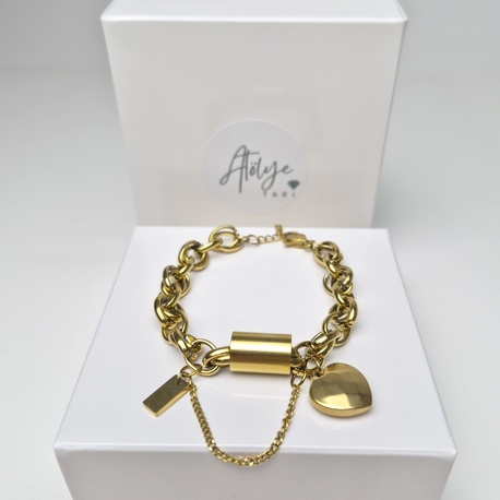 Kalp charm vip bileklik