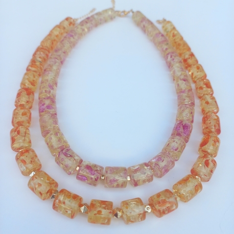Pink sugar necklace 