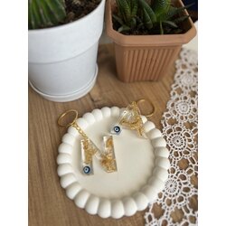 Epoksi Anahtarlık & Nazar 