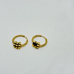 Kalpli halka küpe GOLD/SİLVER