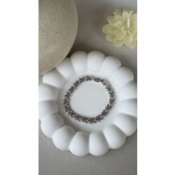 Silver Çelik V Model Bileklik