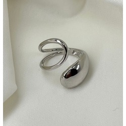 Çelik Silver Damla Model Yüzük