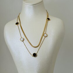 2’li gold kolye