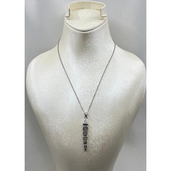 Yılan Detaylı Silver Kolye