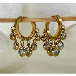 Gold Shakira Küpe