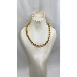 Gold Kalın Burgu Kolye