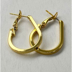 Gold Halka Karo Küpe