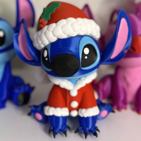Yılbaşı Temalı Stitch 