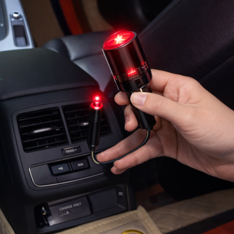 Premium USB RGB Araç İçi Ambiyans Işığı – 7 Renk