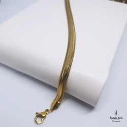 GOLD EZME ÇELİK BİLEKLİK