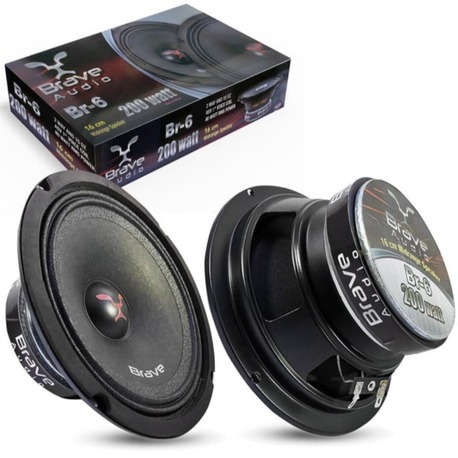 Brave Audio Br-6 oto Mitrange 650 watt 16 cm