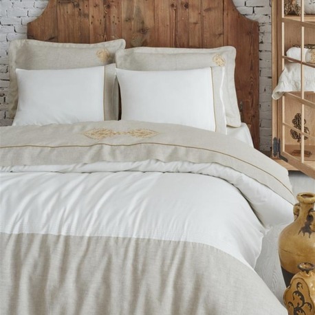 Ecocotton Organik Pamuk Çift Kişilik Nevresim Takımı - Hanzade