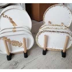 Oval Sunumluk/Altlık 