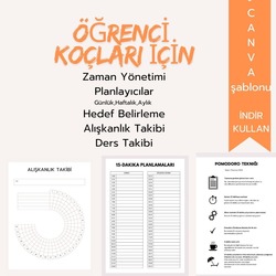 Öğrenci Koçluğu " Öğrenciler için  Zaman Yönetimi, Hedef  Belirleme, Planlayıcılar