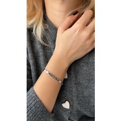 Gümüş Çelik Nomi bileklik