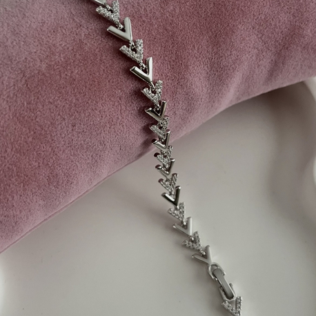 Balık sırtı silver bileklik