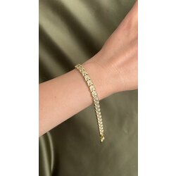 Fiyonk Zirkon taşlı bileklik |14k rengi