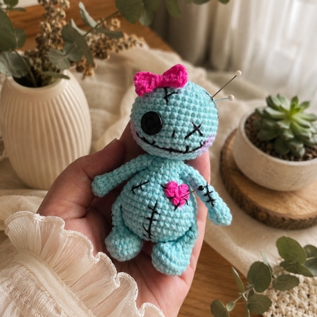 Voodoo Poppy dijital amigurumi tarif kitapçığı