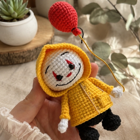 Pennywise dijital amigurumi tarif kitapçığı 