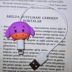 Mor inek kablo koruyucu