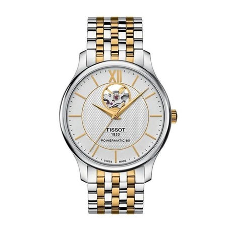 Tissot Tradition Powermatic 80 Open Heart T0639072203800 Erkek Kol Saati T063.907.22.038.00