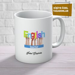 İngilizce Öğretmeni baskılı Kupa Bardak